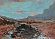 Luca Giordano Twilight on Zazar bank Sweden oil painting artist
